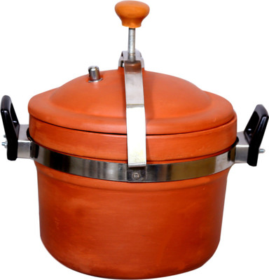 paramhans Terracotta Clay Cooker 4 Ltr Cookware Set Hard Anodised, 1 Piece