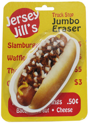 

shoppers stoppers HotDog Shaped Jumbo Erasers Non-Toxic Eraser(Set of 1, Brown)