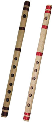 SG MUSICAL Indian Bansuri Combo A and G Bamboo Flute(43 cm)