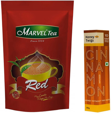 

Marvel Tea Red 1 Kg Pouch and Honey Twigs Cinnamon Infused Honey 80 gm Combo(0)