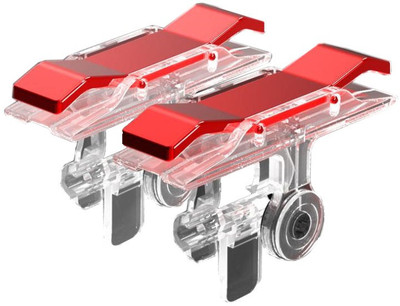 

ReTrack E9 Game Controller - Quick button handle Sensitive Shoot and Aim Fire Buttons L1R1 Trigger Buttons for PUBG Gaming Accessory Kit(Red, For Android, iOS)