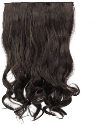 

Iyaan Black Curly Synthetic Extensions 24 Inches Long Extension Hair Extension