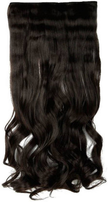 

Iyaan 5 Clips Based 24 inch Curly/Wavy Synthetic Fiber Extension Hair Extension