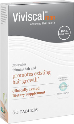 

VIVISCAL Man Maximum Strength Hair Nourishment System, 60 Tablets(0.1 g)