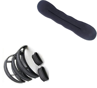

S R Enterprises hair fashion juda bun holding satffy twists and puff bun maker bumpits(pack of 6pcs) 6 hair hold Hair Volumizer hair fashion juda bun holding satffy twists and puff bun maker bumpits(pack of 6pcs)(1 g)