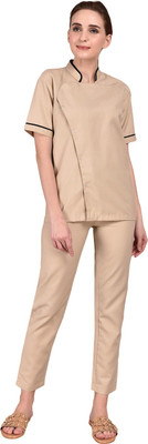 

Ara India Doctor Dress | Hospital Garments | Scrub Suit Shirt, Pant Hospital Scrub(Beige M)