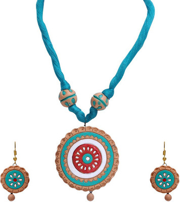 Rai Collection Terracotta Multicolor Jewellery Set(Pack of 1)