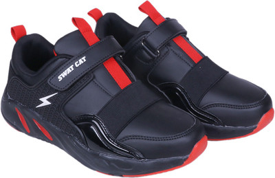 

FEETWELL Boys Velcro Sneakers(Black