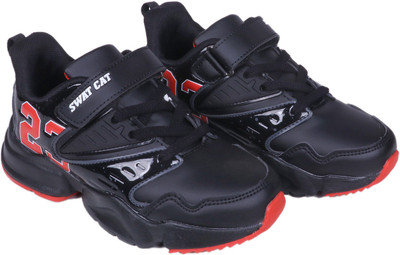 

FEETWELL Boys Velcro Sneakers(Black