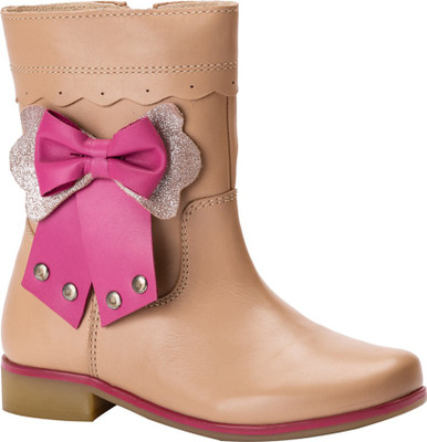 

Drish Girls Slip on Casual Boots(Brown, Nude;pink