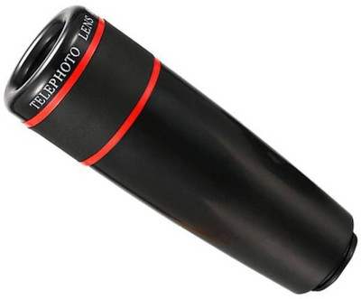 

TSV Brand New Lens 12x Zoom Optical Mini Mobile Phone Telescope HD Camera Lens+Clip For iPhone 6,6S,7,8,X Lens(Black, 20-40)