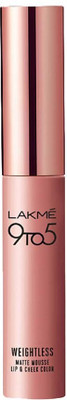 

Lakme 9 to 5 Weightless Mousse Lip & Cheek Color(Plum Feather)