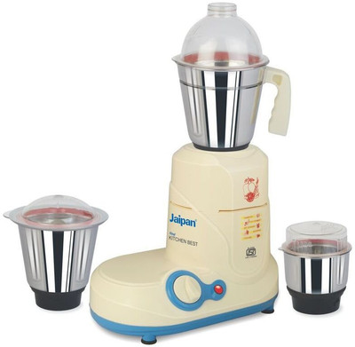 

Jaipan KITCHEN BEST MIXER GRINDER 550 Mixer Grinder(Blue, 3 Jars)