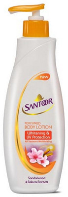 

Santoor perfumed Body lotion whitening & UV protection(250 ml)(250 ml)