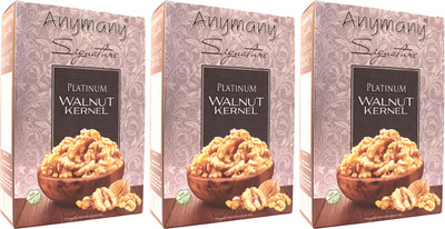 

Anymany Platinum Walnut Kernels 250g (Pack of 3) Walnuts(750 g, Box)
