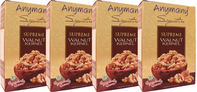 

Anymany Supreme Walnut Kernels 250g (Pack of 4) Walnuts(1 kg, Box)