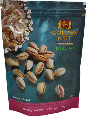 

Golden Nut Roasted & Lightly Salted, Pistachios(200 g, Pouch)