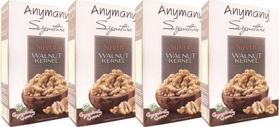 

Anymany Silver Walnut Kernels 250g (Pack of 4) Walnuts(1 kg, Box)