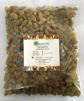 

kaykon Kashmiri Kishmish Pure and Premium Quality Green - 1 KG Raisins(1000 g, Pouch)