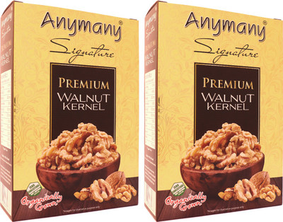 

Anymany Premium Walnut Kernels 250g (Pack of 2) Walnuts(500 g, Box)