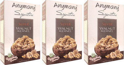 

Anymany Silver Walnut Kernels 250g (Pack of 3) Walnuts(750 g, Box)