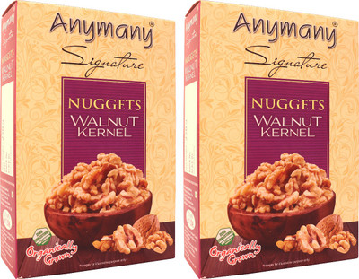 

Anymany Nuggets Walnut Kernels 250g (Pack of 2) Walnuts(500 g, Box)