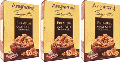 

Anymany Premium Walnut Kernels 250g (Pack of 3) Walnuts(750 g, Box)