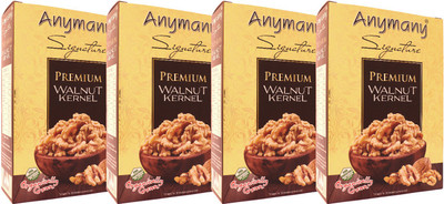 

Anymany Premium Walnut Kernels 250g (Pack of 4) Walnuts(1 kg, Box)