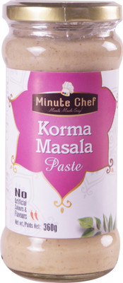 

Minute Chef Ready to Cook Korma Masala Paste, 360g Pack of 2(360 g, Pack of 2)