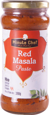 

Minute Chef Ready to Cook Red Masala Paste, 390g Pack of 2(390 g, Pack of 2)