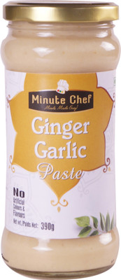 

Minute Chef Ready to Cook Ginger Garlic Paste, 390g Pack of 2(390 g, Pack of 2)