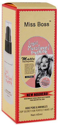 

Miss Boss kb Matte Long Lasting Primer - 45 ml(pink)