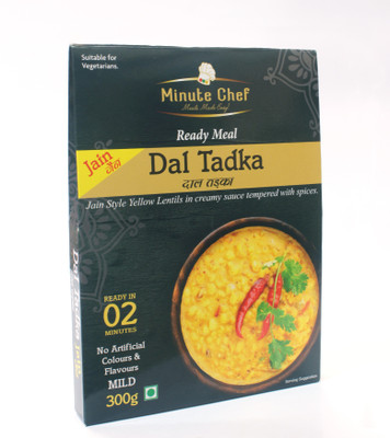 

Minute Chef Ready to Eat Jain Dal Tadka 300 g