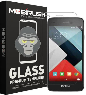 MOBIRUSH Tempered Glass Guard for Infocus M350(Pack of 1)