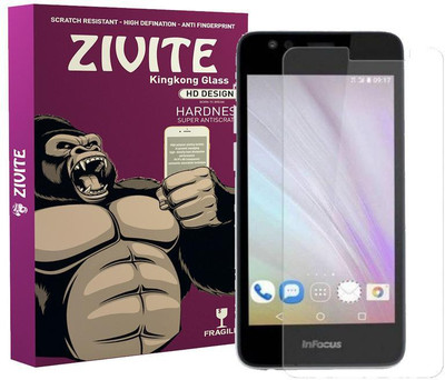 ZIVITE Tempered Glass Guard for Infocus A1(Pack of 1)