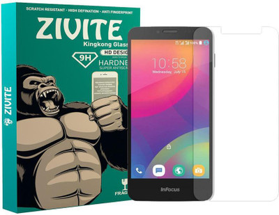 ZIVITE Tempered Glass Guard for Infocus M370(Pack of 1)