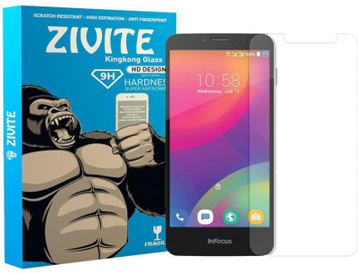 ZIVITE Tempered Glass Guard for Infocus M370(Pack of 1)