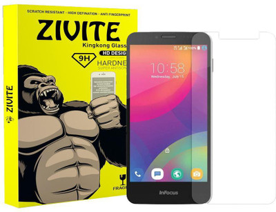 ZIVITE Tempered Glass Guard for Infocus M370(Pack of 1)