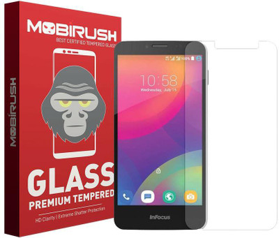 MOBIRUSH Tempered Glass Guard for Infocus M370(Pack of 1)