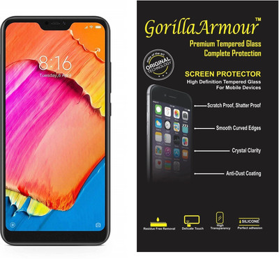 Gorilla Armour Tempered Glass Guard for Mi Redmi 6 pro(Pack of 1)