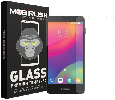 MOBIRUSH Tempered Glass Guard for Infocus M370(Pack of 1)
