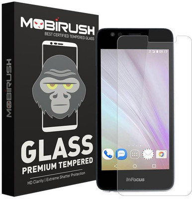 MOBIRUSH Tempered Glass Guard for Infocus M430(Pack of 1)