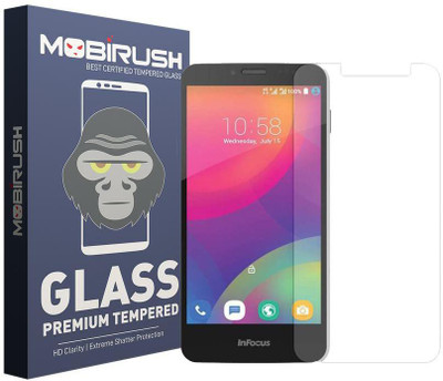 MOBIRUSH Tempered Glass Guard for Infocus M370(Pack of 1)
