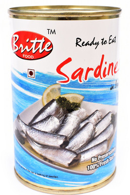 

Britte Sardines in Brine 450 gms Sardine Fish Clean(450 g Pack of 1)