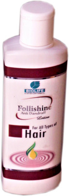 

FOLLISHINE ANTI DANDRUFF LOTION - FOR ALL TYPES OF HAIR(200 ml)