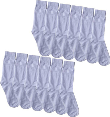 PinKit Men Solid Ankle Length(Pack of 12)