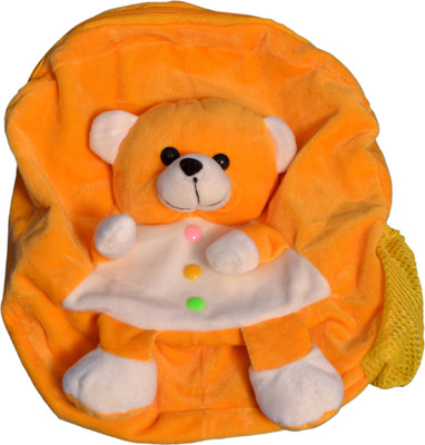 

LOVE2SHOP BEAUTIFUL CARTOON FACE PLUSH SCHOOL BAG / GIFTS FOR KIDS/ PLUSH BAGS/ CUTE DOLL BAG - 36 cm(Yellow)