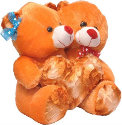 

DHAMAN Couple Teddy - 38 cm(Multicolor)