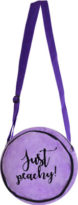 

Ultra Just Peachy Soft Toy Sling Bag - 8 inch(Purple)