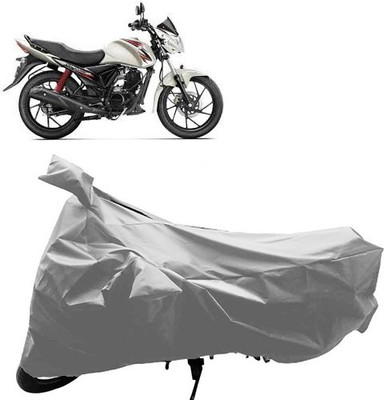 QualityBeast Two Wheeler Cover for Suzuki(Silver)
